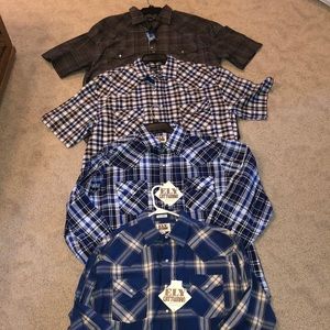4 XLT Pearl Dress Snap Shirts